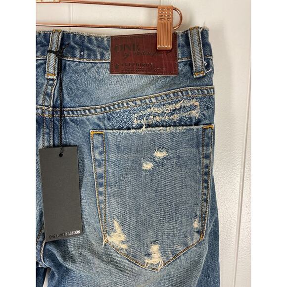 One x OneTeaspoon Womens SZ 26 Freebirds Low Waist 7/8 Skinny Leg Jeans NWT - Picture 8 of 9